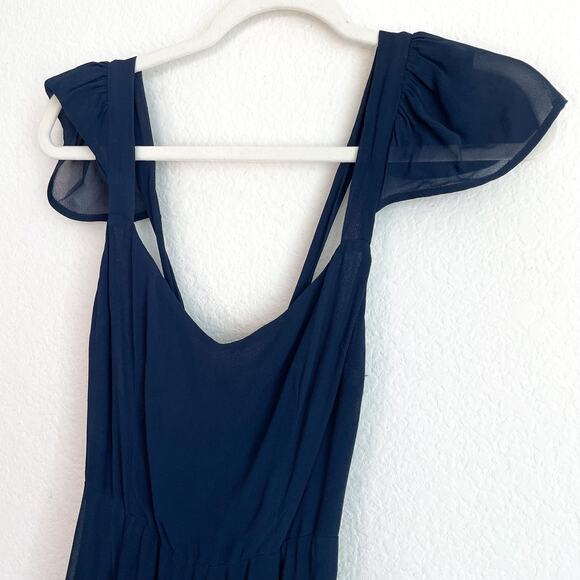 Reformation Navy Blue Maxi Dress Gown - Picture 9 of 14